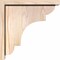 Ekena Millwork New Brighton Smooth Corbel w/Backplate, Douglas Fir, 5 1/2"W x 14"D x 14"H COR06X14X14NEB01SDF - alternate 2
